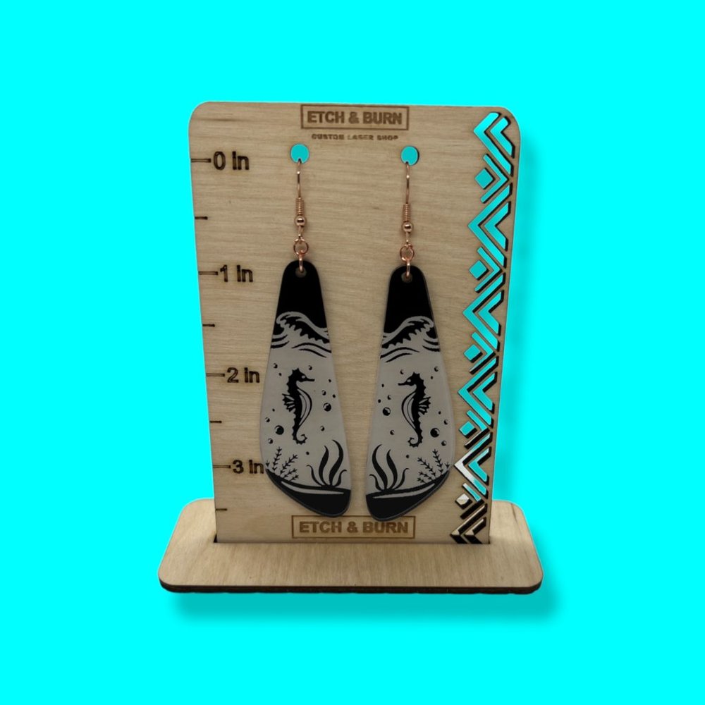 Seahorse - Dangling Earrings